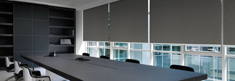 commercial roller shades in The Woodlands TX