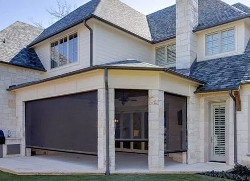 motorized retractable screens in The Woodlands TX